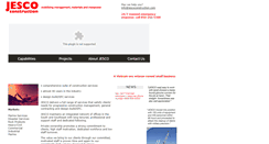 Desktop Screenshot of jescoconstruction.com